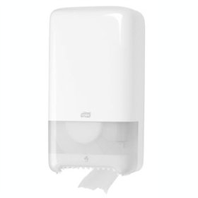 Dispensador Papel Higiénico Jumbo Duplo TORK T6 Branco