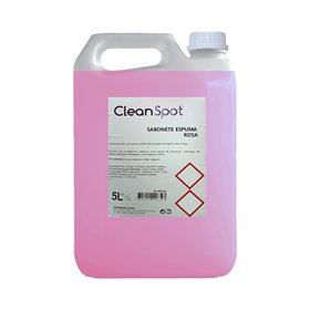 Sabonete Espuma Mãos Cleanspot Rosa 5L