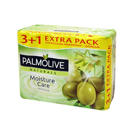 Sabonete Sólido Palmolive Oliva Pack 3+1 90g