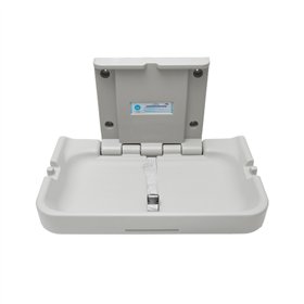 Mesa Muda Fraldas Bebés Horizontal Cinza