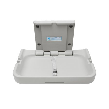 Mesa Muda Fraldas Bebés Horizontal Cinza