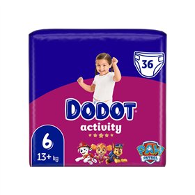 Fraldas Dodot T6 (+13kg) Activity 36un