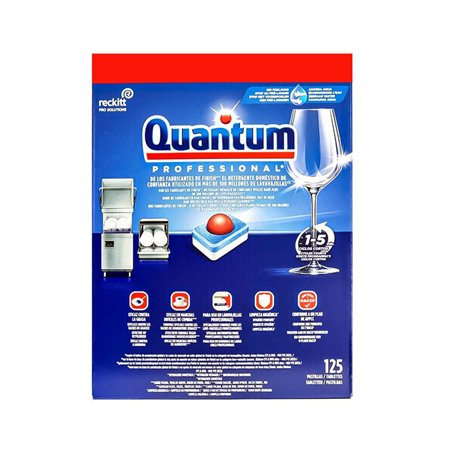 Detergente Máquina Loiça Pastilhas Finish Quantum Prof 125un