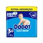 Fraldas Dodot T3+ (7-11kg) Bebé Seco 66un