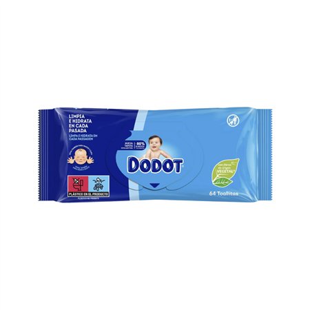 Toalhitas Dodot Dermo Active 64un