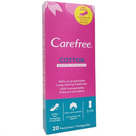 Pensos Diários Carefree Sem Fragrância 20un