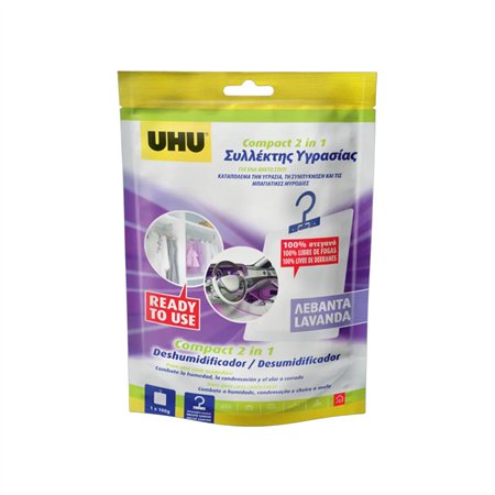 Desumidificador Compacto Lavanda UHU 100g