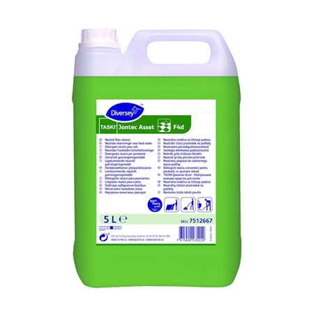 Detergente Pavimentos PH Neutro Jontec Asset F4D 5L