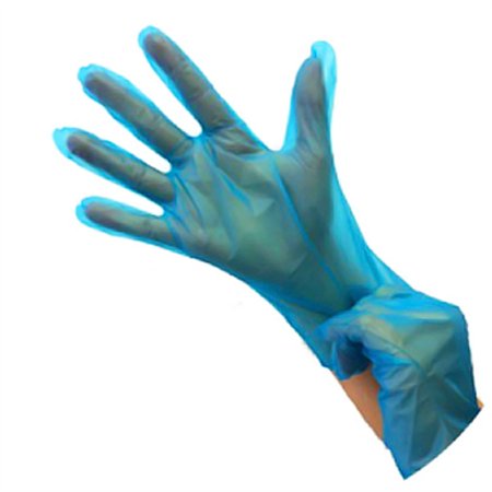 Luvas Polymer Tamanho L s/ Pó Azul 200un
