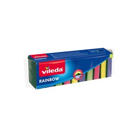 Esfregão Esponja Salva Unhas Vileda Rainbow 10un