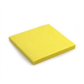 Pano 40x38cm Multiusos Suave Amarelo Pack 3un