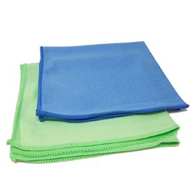 Pano Microfibra 38x40cm Vidros/Espelhos Sortido Pack 2un
