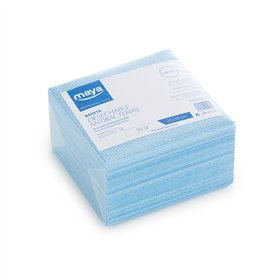 Pano Antibacteriano Descartável 35x38cm 80g Azul Pack 50un