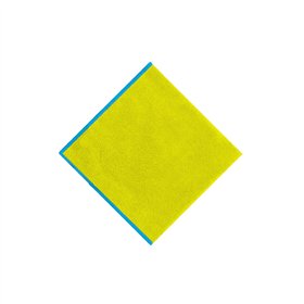 Pano Microfibra 40x40cm 300g Terry Amarelo Pack 5un