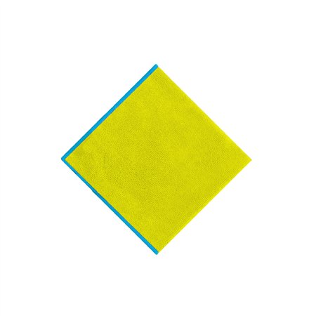 Pano Microfibra 40x40cm 300g Terry Amarelo Pack 5un