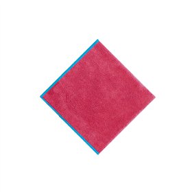 Pano Microfibra 40x40cm 300g Terry Vermelho Pack 5un