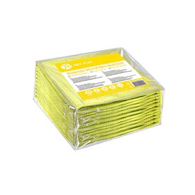 Pano Microfibra 30x40cm 280g Terry Amarelo Pack 10un