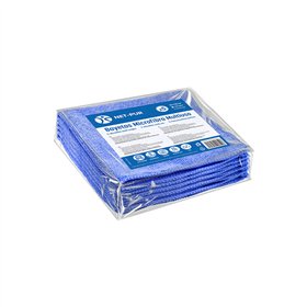 Pano Microfibra 35x38cm 240g Terry Azul Pack 5un