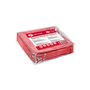 Pano Microfibra 35x38cm 240g Terry Vermelho Pack 5un