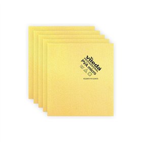 Pano Microfibra PVAmicro 38x35cm Vileda Prof Amarelo 5un