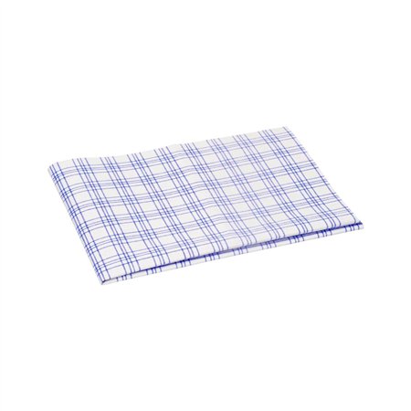 Pano Loiça 38x40cm Vileda Prof TeaTowel Azul/Branco 3un