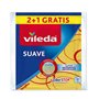 Pano 35x40cm Multiusos Vileda Suave Amarelo Pack 2+1 Grátis
