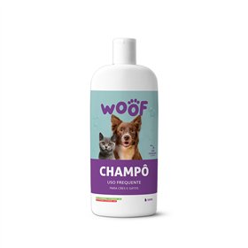 Champô para Cães e Gatos Uso Frequente WOOF 500ml