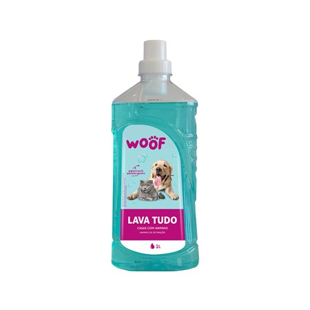 Detergente Lava Tudo Casas com Animais WOOF 1L