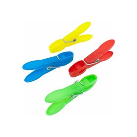 Molas Roupa 7cm Plástico Cores Sortidas 60un