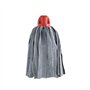 Recarga Esfregona Max Pro Tiras Cinza c/ Rosca Vermelho
