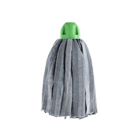 Recarga Esfregona Max Pro Tiras Cinza c/ Rosca Verde