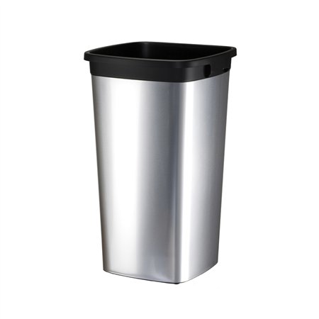 Contentor 60L Plástico Quadrado Iris Cor Metálico sem Tampa