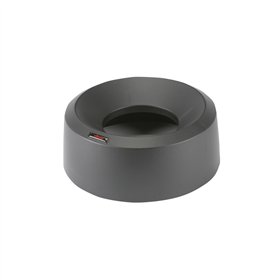 Tampa Funil Redonda Iris Preto para Balde 50L