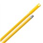 Cabo Esfregona/Vassoura/Mopa Alumínio Amarelo c/ Rosca 1.40m