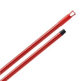 Cabo Metal Revestido Vermelho/Vermelho c/ Rosca 1.40m