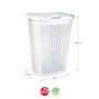 Cesto Roupa c/ Tampa 51L Branco