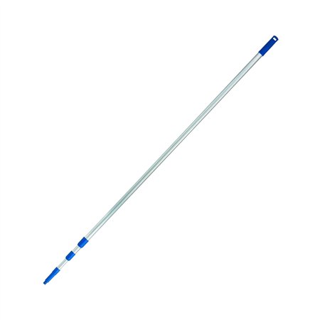 Cabo Extensível com Rosca Dupla 2,4m Cinza Azul