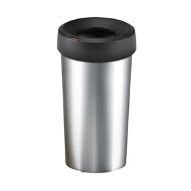 Contentor 50L Plástico Redondo Iris Cor Metálico com Tampa