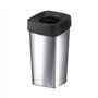 Contentor 60L Plástico Quadrado Iris Cor Metálico com Tampa