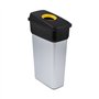 Contentor 70L Cinza/Preto Neo Ecosort com Tampa Amarelo