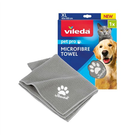 Toalha Microfibras Pet Pro XL 65x100cm Vileda