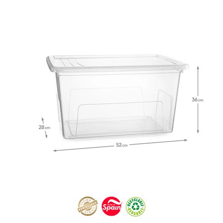 Caixa Plástico Easy 28x52x36cm 34L