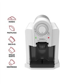 Máquina Café MULTI-CÁPSULAS 5 em 1 Dimobilli D6 Branca