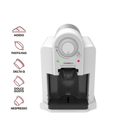 Máquina Café MULTI-CÁPSULAS 5 em 1 Dimobilli D6 Branca