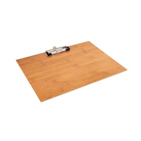 Porta Menus 31,8x22,9x0,4cm c/Clip Bambu 1un