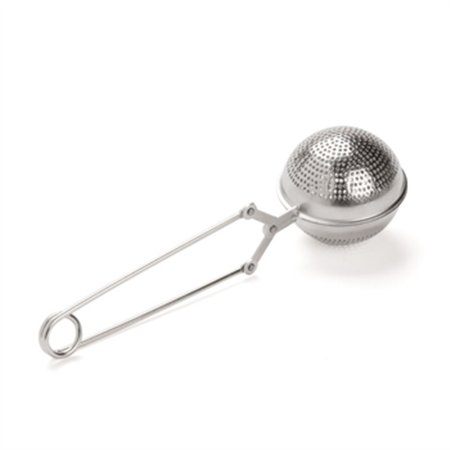 Infusor de Chá Bola Perfurada com Pinça Aço Inoxidável