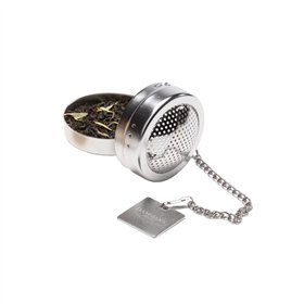 Infusor de Chá Bola Perfurada com Corrente Aço Inoxidável