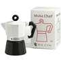 Cafeteira Moka Café Chef BALZANI Branco/Preto