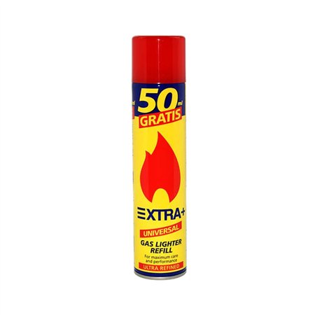 Gás Recarga Isqueiros Extra+ 300ml