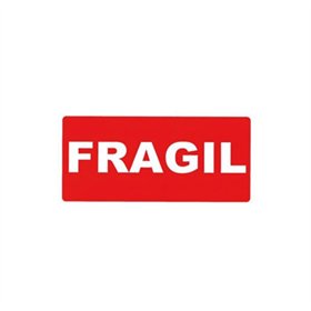 Etiquetas FRAGIL 100x50mm Apli Rolo 200un